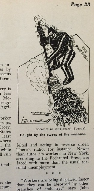 Caught in the Sweep of the Machine